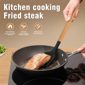 AVGPD non-stick friendly utensils prevent scratching on delicate pans.