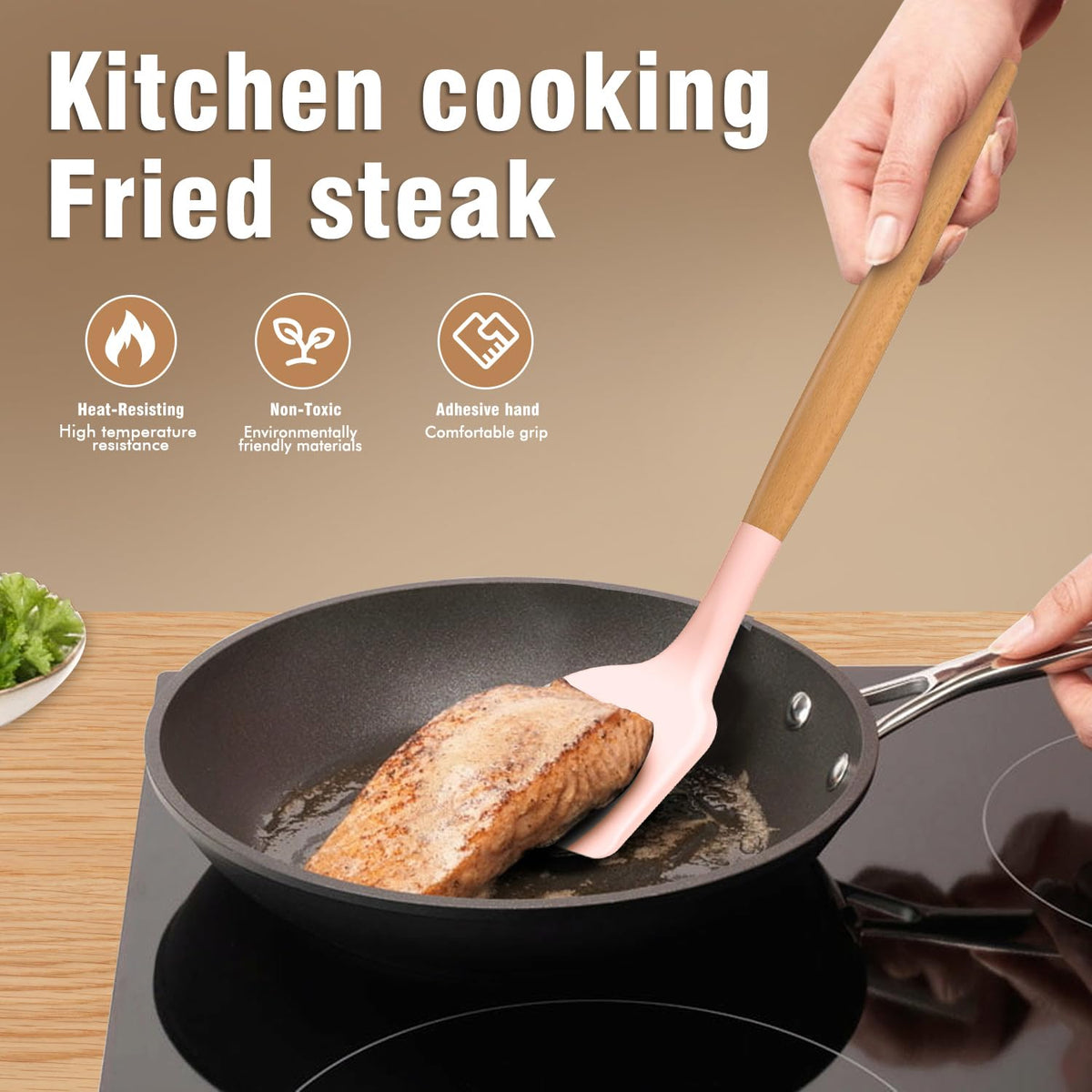 AVGPD utensil holder keeps kitchen tools neatly organized and within reach.