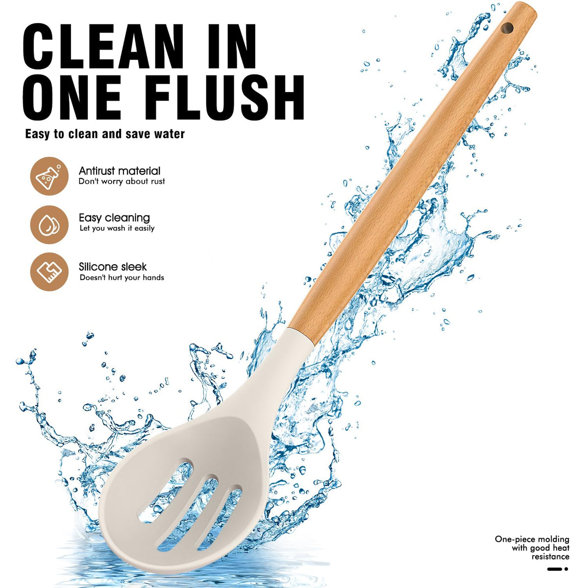 AVGPD silicone utensils packed in premium packaging, ideal gift for new homeowners.
