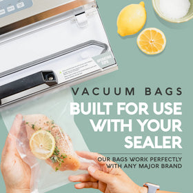 Avid Armor BPA-free food-safe bags for freezer and fridge storage.