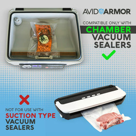 Avid Armor BPA-free pouches protect food with premium 3.5 mil thickness