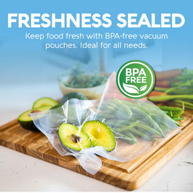 Avid Armor BPA-free vacuum bags protect freshness for daily meals.