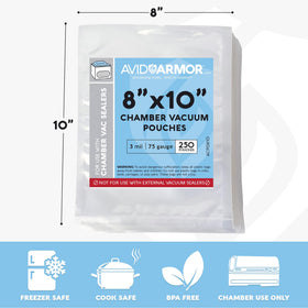 Avid Armor BPA-free bags protect flavors during freezing and marinating.