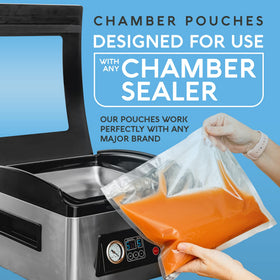 Avid Armor 6x8 sous vide prep bag preserves flavor during cooking.