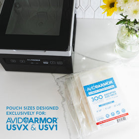 Avid Armor 8x10 pouch ready for sous vide and freezing