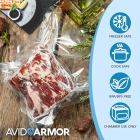 Avid Armor 8x12 inch vacuum bags ideal for bulk meat storage and sous vide
