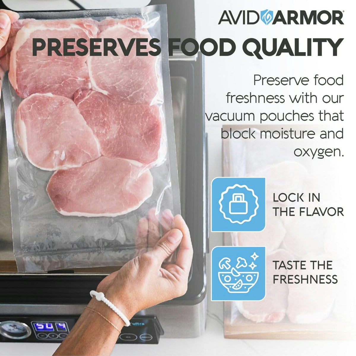 Avid Armor durable 3.5 mil pouches for heavy-duty commercial use