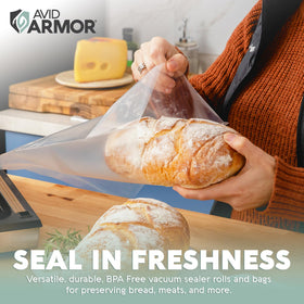 Avid Armor 8x20ft roll; perfect for smaller portions and meal prep.