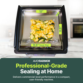 Avid Armor USV32 glass lid and chamber enable easy loading and monitoring.