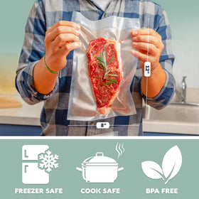 Avid Armor vacuum bags for sous vide cooking to lock in flavor.