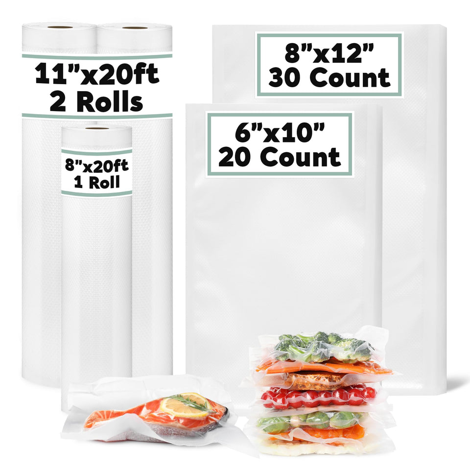 Avid Armor 20-pint vacuum bags keep foods fresh longer in the freezer.