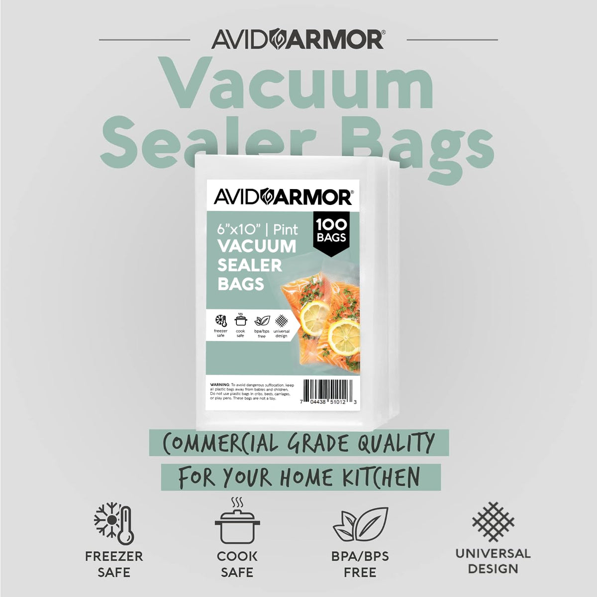 Avid Armor 6x10 inch bags show durable construction for daily storage