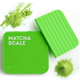 Aviora Matcha Scale front view, compact and precise for home use.