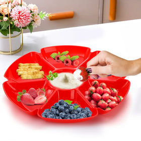AVLA snack tray on dining table, doubles as a buffet display.