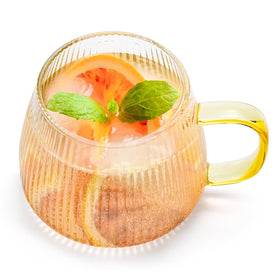 AVLA dishwasher-safe glass coffee mug simplifies cleanup after meals