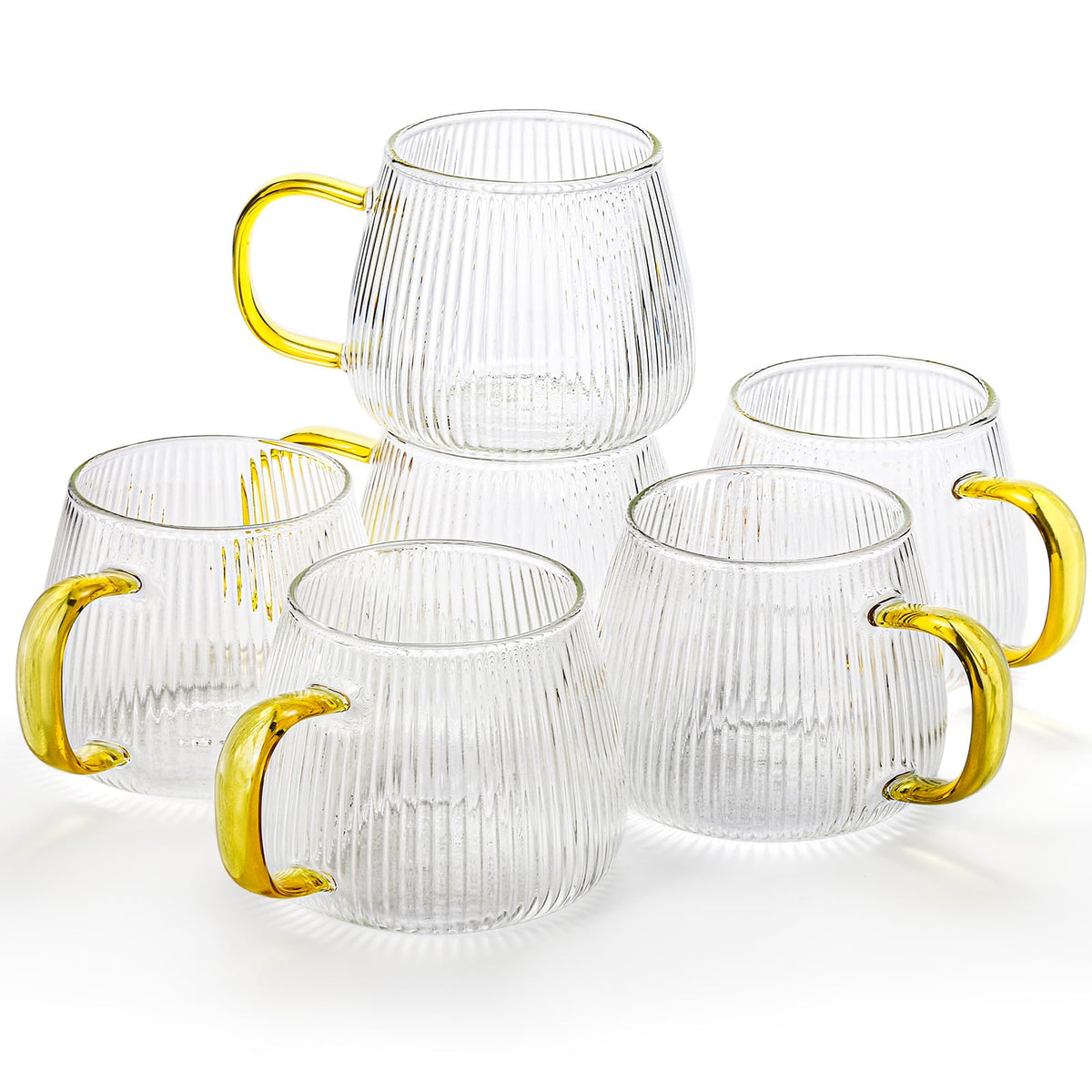 AVLA gift-ready glass coffee mug set suitable for gifting