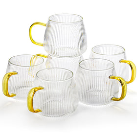 AVLA gift-ready glass coffee mug set suitable for gifting