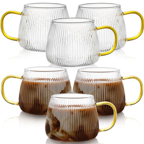 AVLA multipurpose glass mug suitable for macchiato, latte, or juice