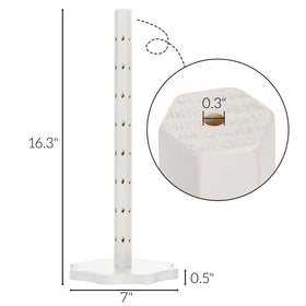 AVLA octagonal-base cake pop stand highlights stable candy arrangement.