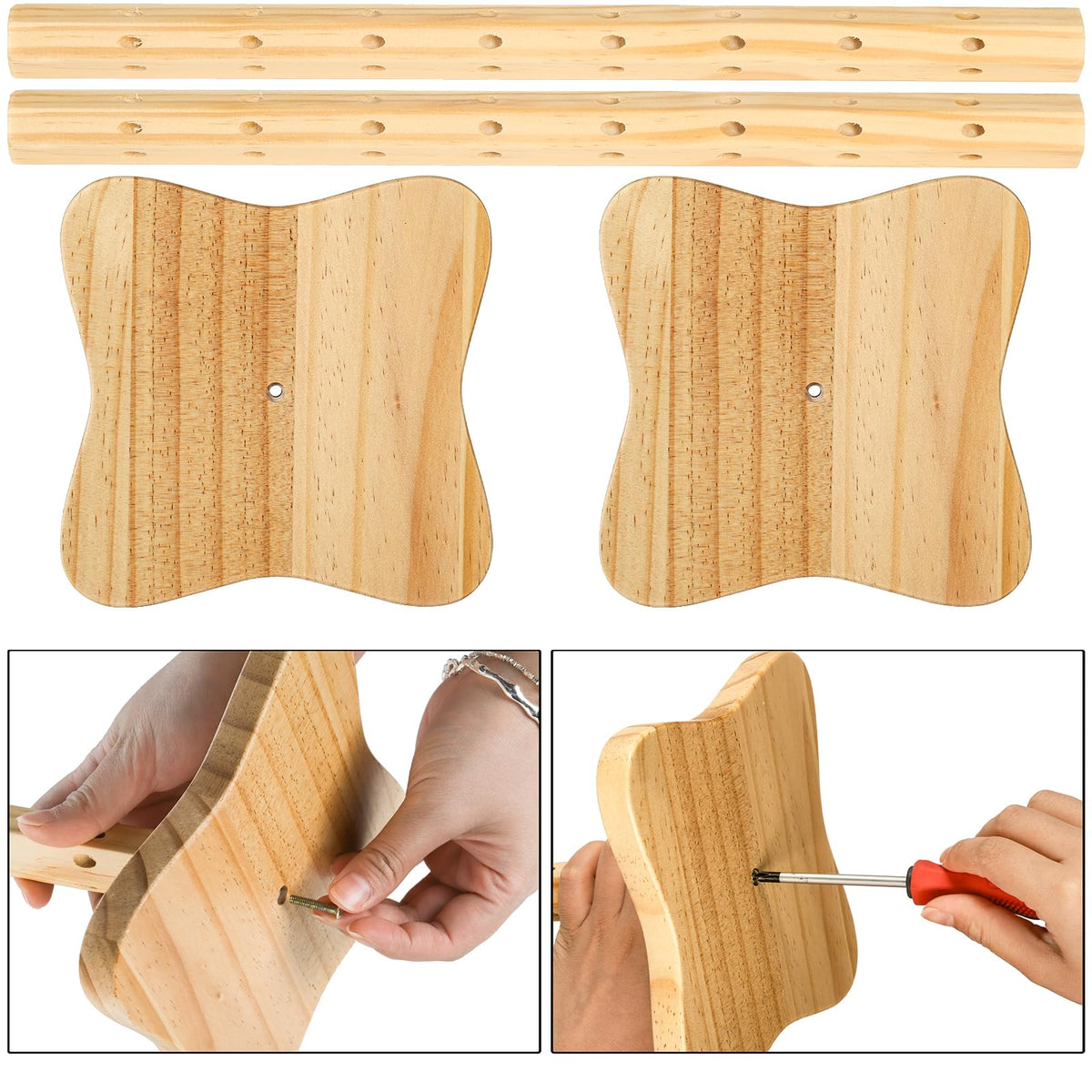 AVLA top groove slot holds signs or cards for themed décor