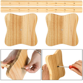 AVLA top groove slot holds signs or cards for themed décor