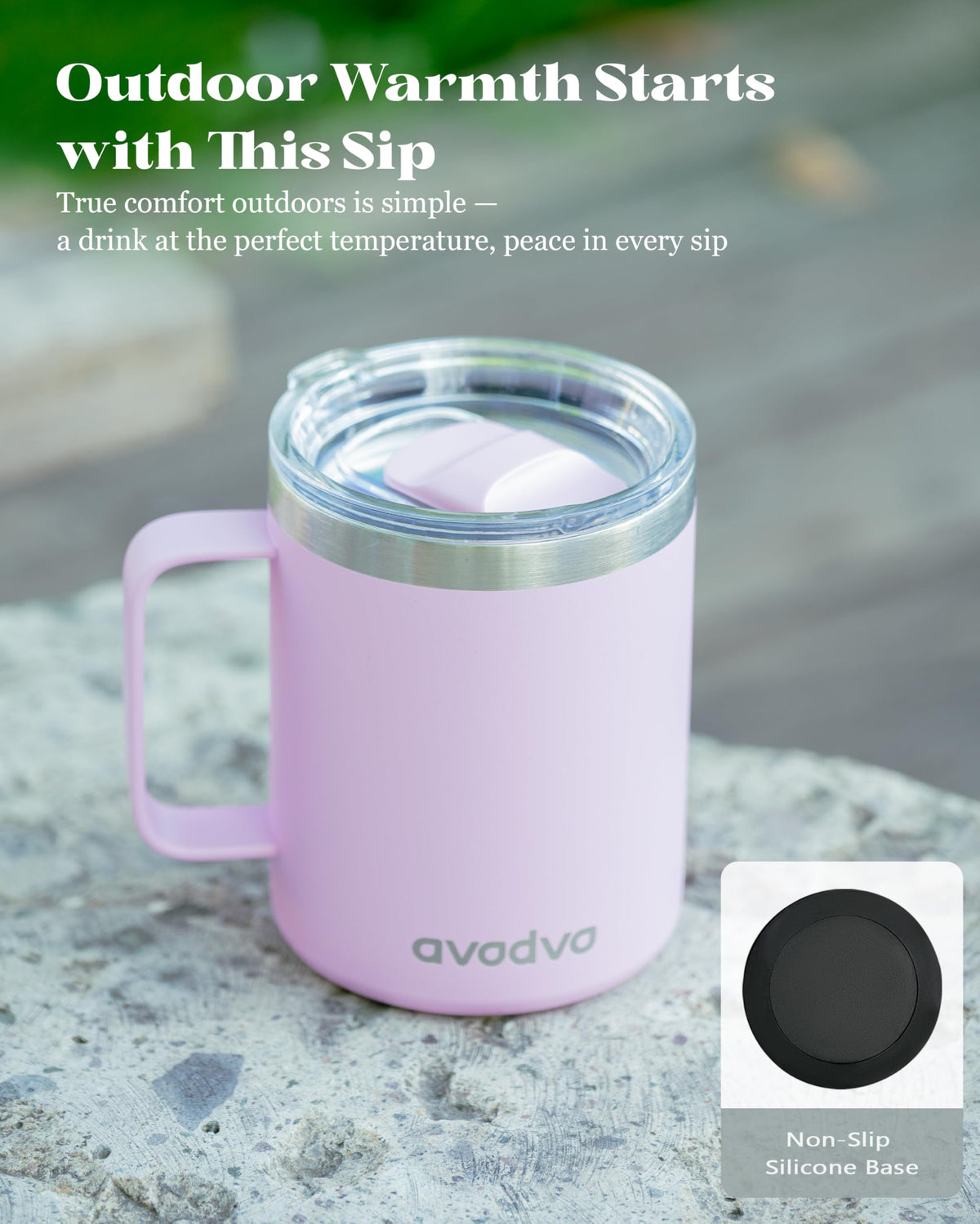 avodvo reusable mug supports eco-friendly daily use and waste reduction