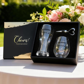 AW BRIDAL beer mug designed for casual toasts and celebrations.