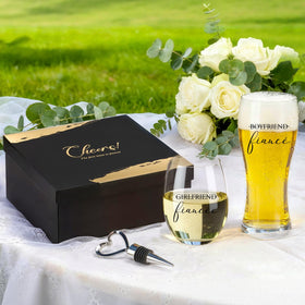 AW BRIDAL cushioned packaging protects delicate glassware.
