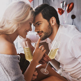 AW BRIDAL engagement gift idea for couples celebrating their promise