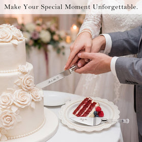 AW BRIDAL imitation crystal handles add elegant sparkle.