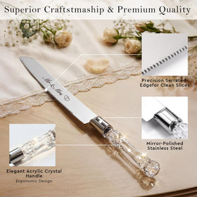 AW BRIDAL mirror-polished finish complements elegant table settings.