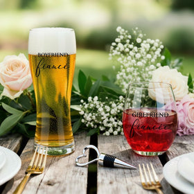 AW BRIDAL wine stopper included for preserving beverages.