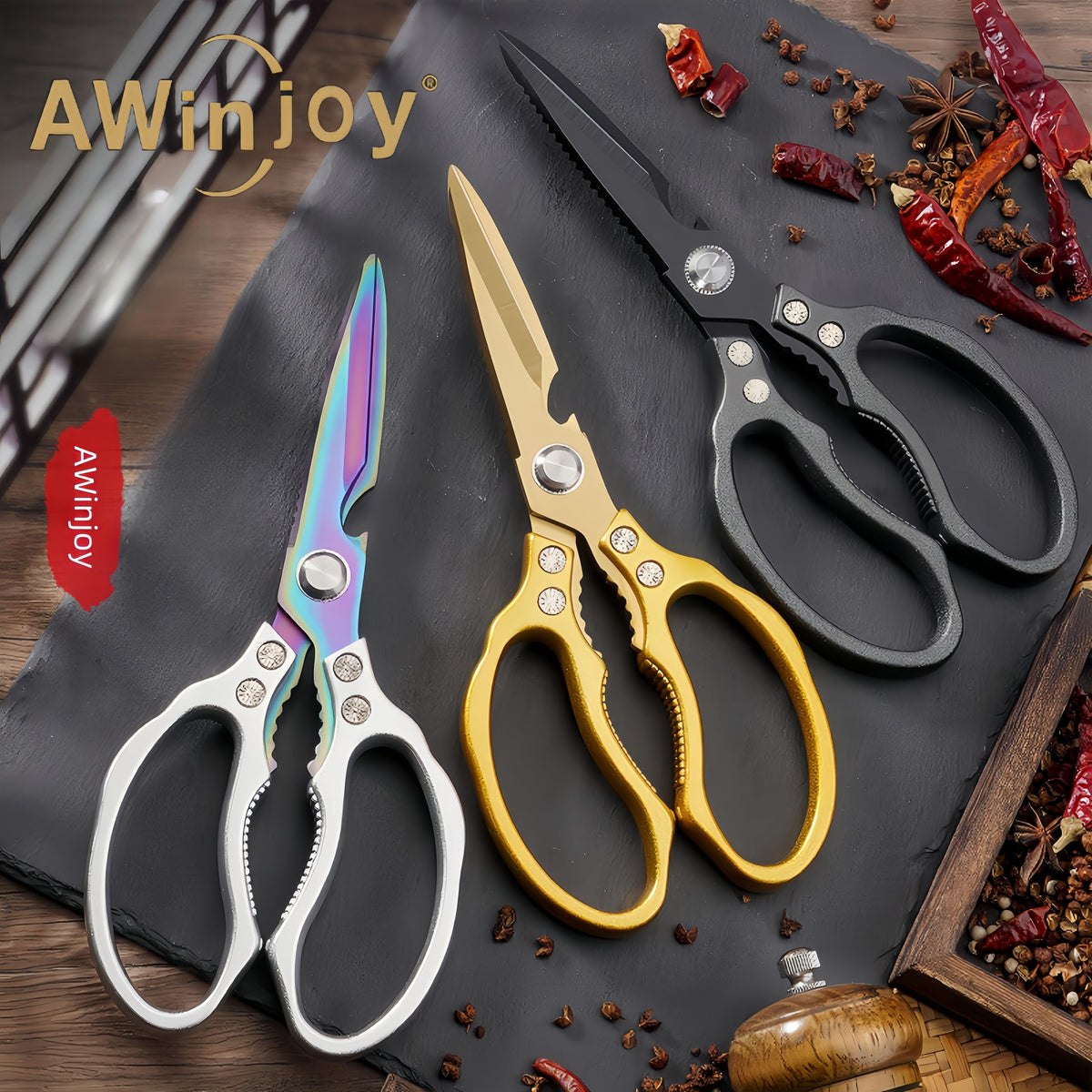 AWinjoy gift-ready packaging suits culinary enthusiasts and home cooks.