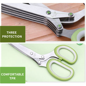 AWinjoy herb scissors safety cover provides safe storage