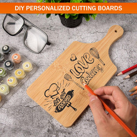 AWIZOM bamboo cutting boards are easy to clean and durable