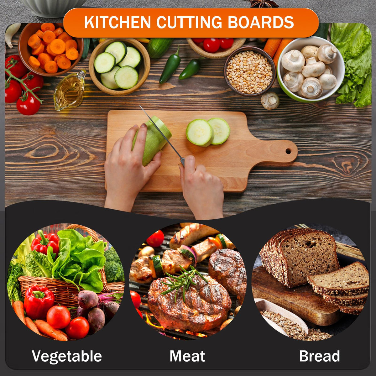 AWIZOM cheese board serving tray for entertaining and cheese plates