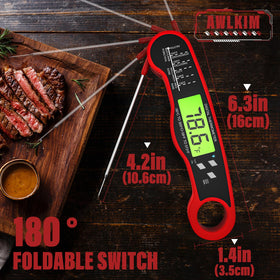 AWLKIM backlit display remains readable in sun or kitchen light
