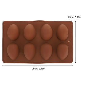 Awleynz 2pc Easter egg mold set closeup for versatile baking and crafts