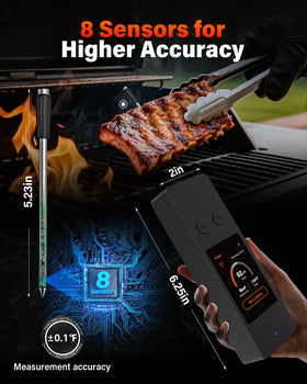 AWLKIM magnetic base attaches to fridge or hood.