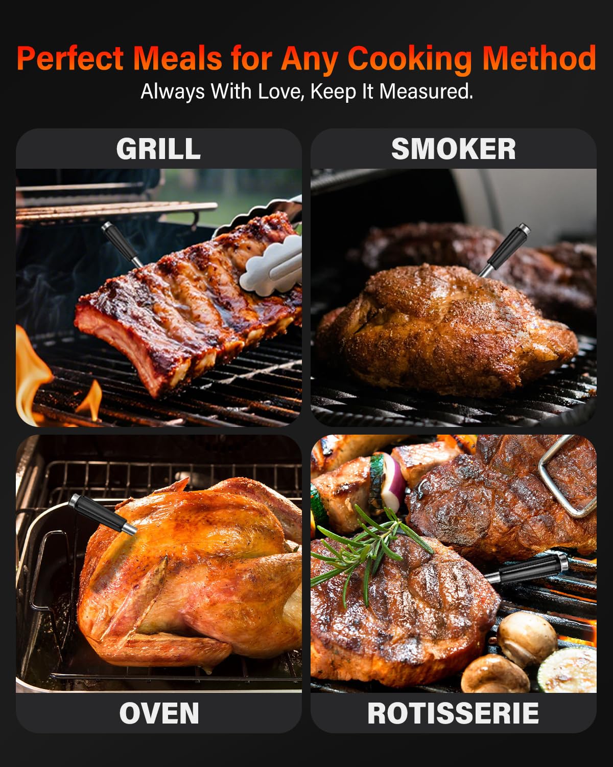 AWLKIM Type-C battery powers long grilling sessions.