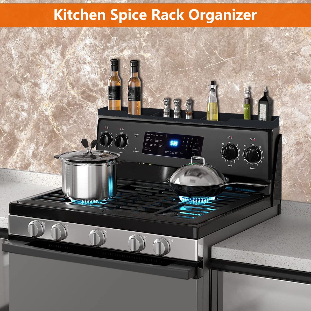 AWOKE silicone kitchen shelf easy to clean after cooking messes