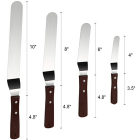 Awpeye offset spatula 6-inch blade for even layers and clean finish.