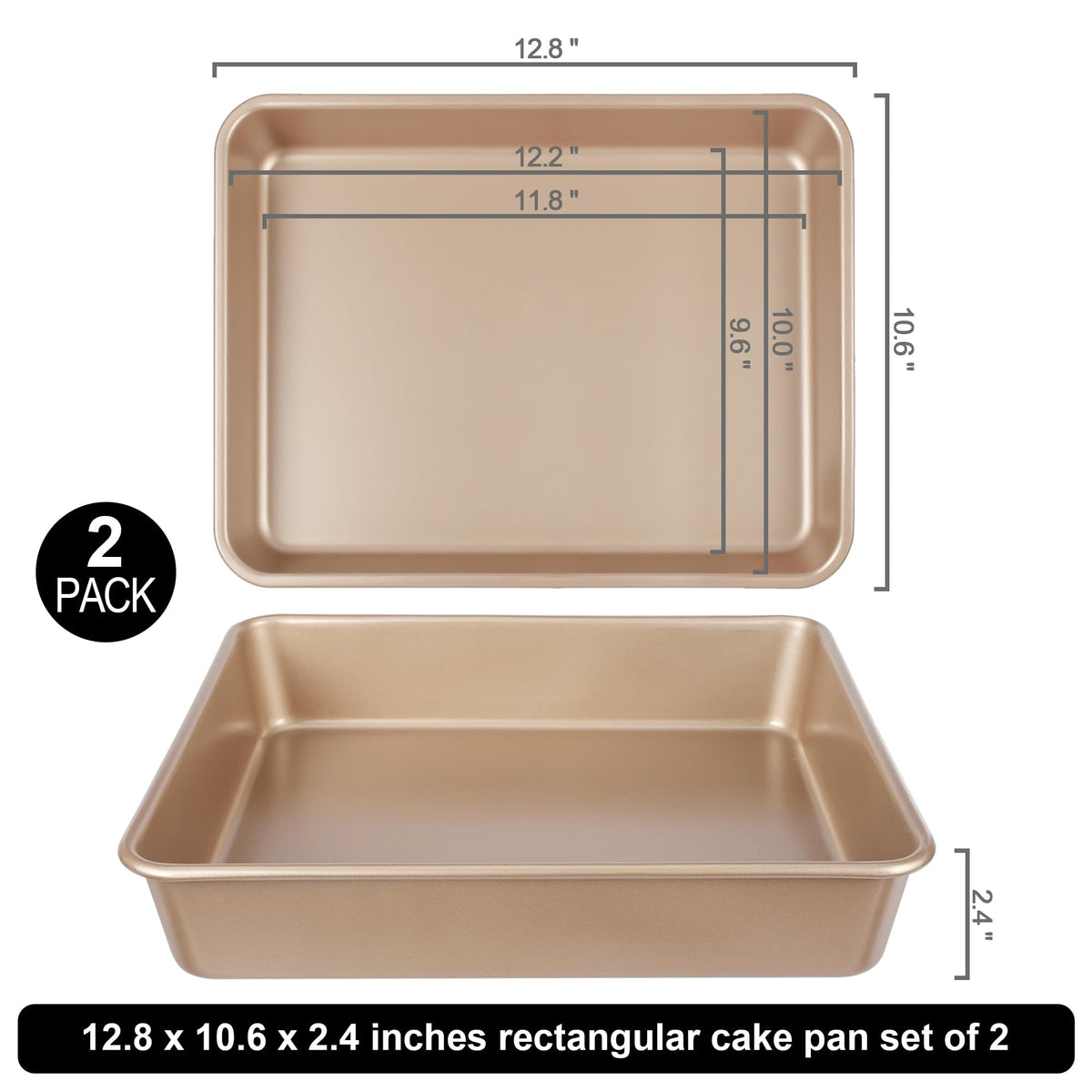 AWTBDP rose-gold pan close-up shows durable carbon steel and smooth finish.