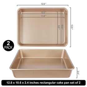 AWTBDP rose-gold pan close-up shows durable carbon steel and smooth finish.
