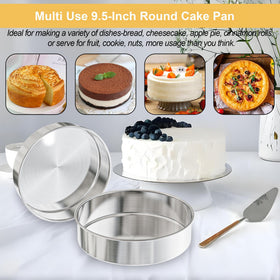 AWTBDP dishwasher-safe pans simplify cleanup after baking sessions.