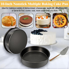 Fixed bottom design on AWTBDP pan prevents leaks and keeps baked goods tidy.