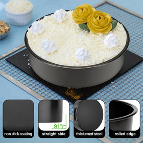 Heavy-weight carbon steel AWTBDP pan highlights durability and stable baking surface.