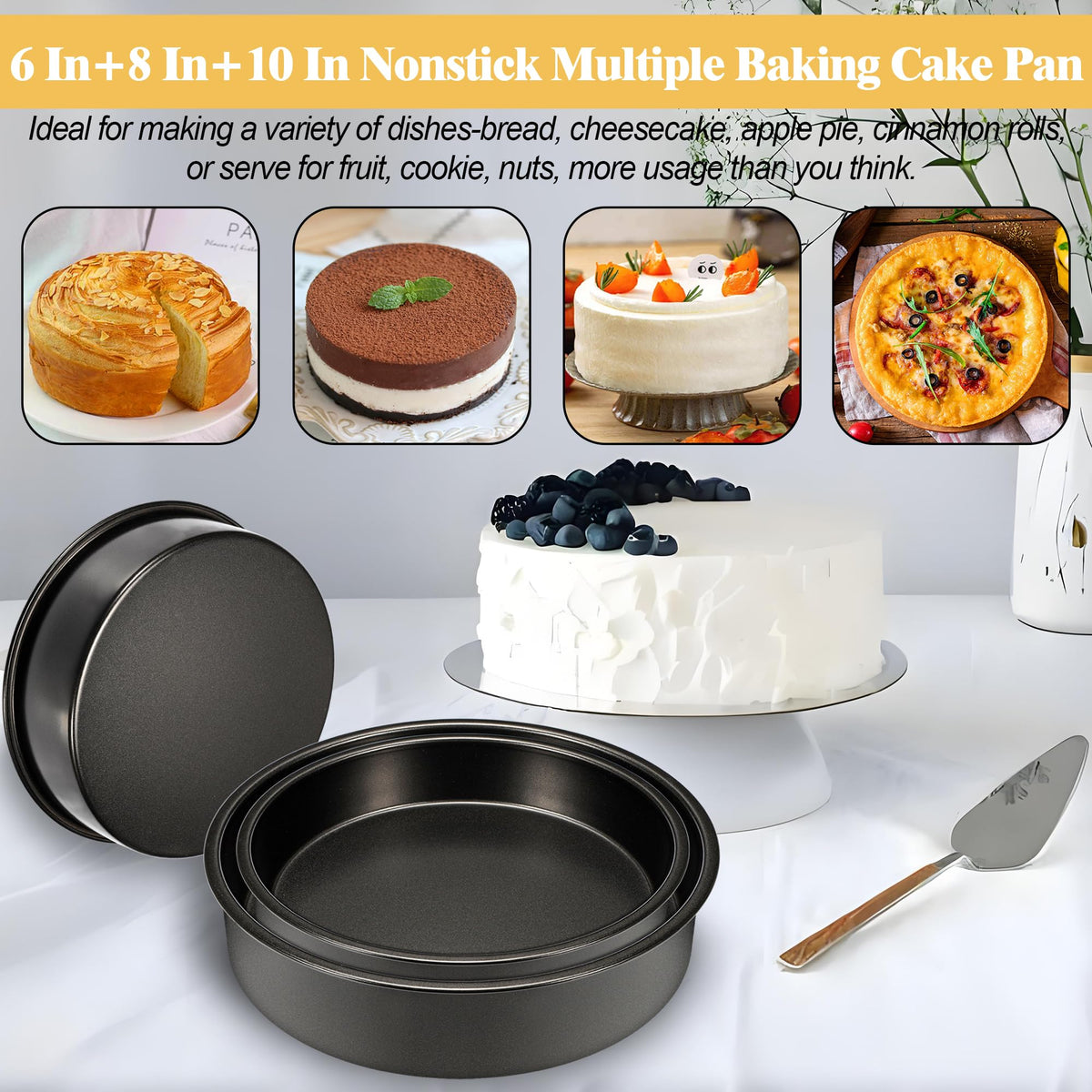 AWTBDP multi-use baking pan for cakes, lasagna, and more.