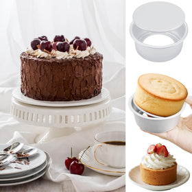 AWTBDP pans feature rolled edges for comfortable handling