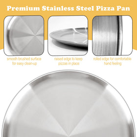 AWTBDP versatile bake tray for pizzas and cookies